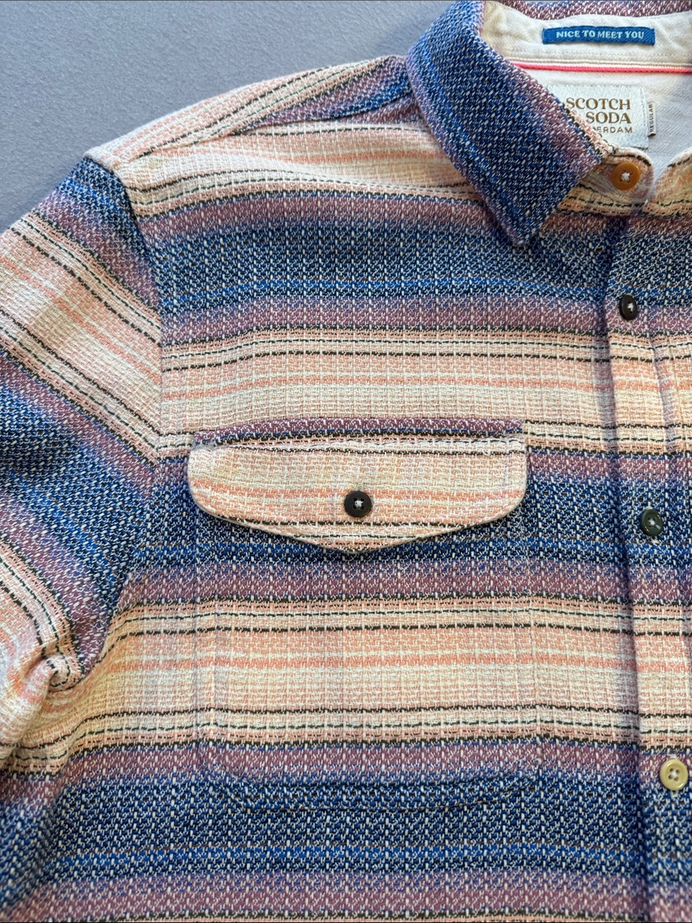Scotch & Soda Stripe Shirt From TV Show “Yellowjackets” Wardrobe - Picture 5 of 8